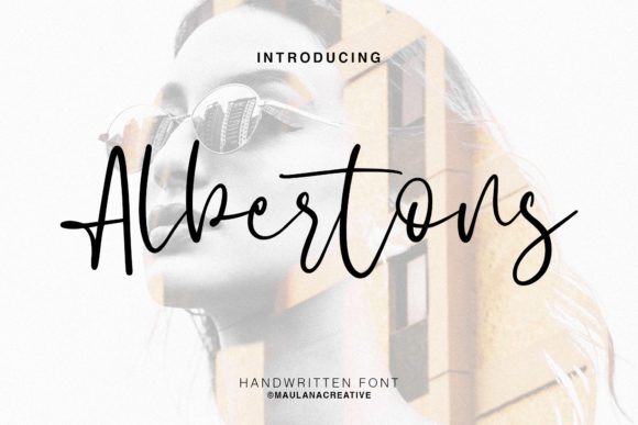 Albertons Script Font Review for Digital Campaigns