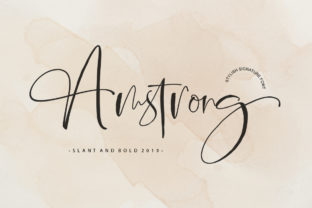 Amstrong Script Font Review for Digital Campaigns