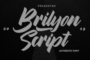 Brylion Script Font for Handmade Products