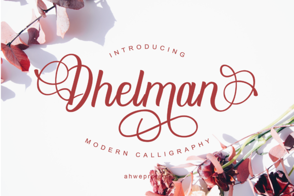 Dhelman Script Font: Elevating Digital Brand Layouts