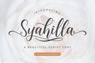 Explore Syahilla Script: A Modern Handwritten Typeface