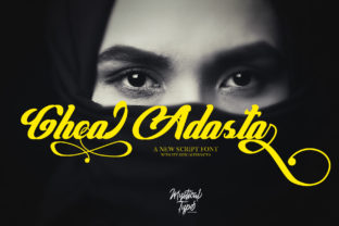 Ghea Adasta Script Font for Handmade Products