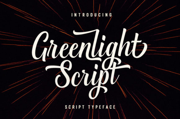 Greenlight Script Font for Handmade Crafts
