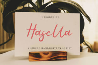 Hasella Script Font for Elegant Editorial Design