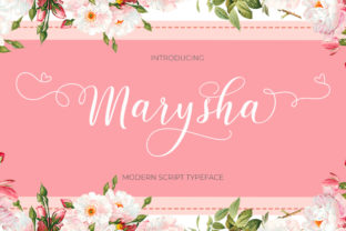 Marysha Script Font: Elevating Editorial Layouts