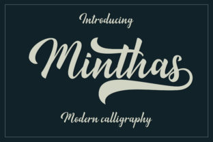 Minthas Script: A Bold and Charming Font for Creative Campaigns