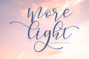 Morelight Script Font for Modern Campaign Design