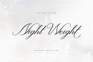 Night Weight Script Font: An Editorial Design Review