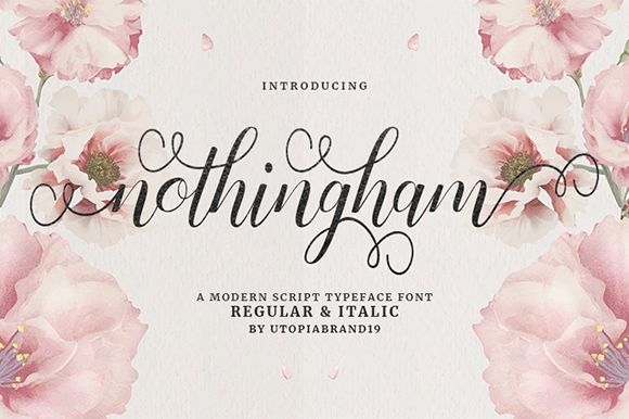 Nothingham Script Font: Elevate Your Small Business Brand
