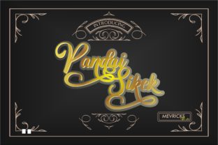 Pandai Sikek Script Font: Elevating Campaign Visuals