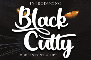 Transform Your Brand with Black Catty Script Font
